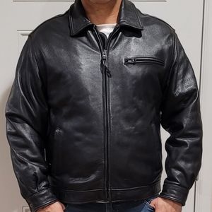 Mems leather jacket